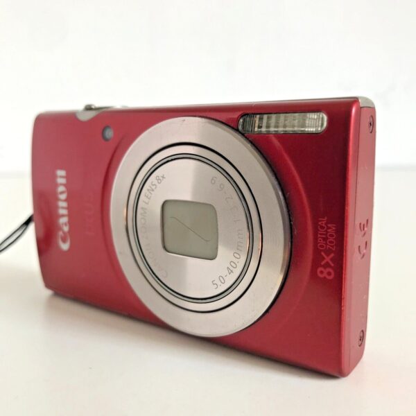 Canon IXUS 185 20.0MP 8x Digital Compact Camera Red - Image 2