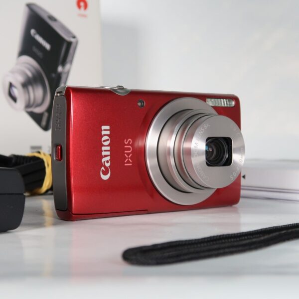 Canon IXUS 185 20.0MP 8x Digital Compact Camera Red Original Packaging - Image 9