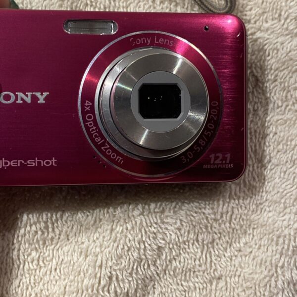 Sony Cybershot DSC-W310 12.1MP Digital Camera - Pink/Red - Image 18