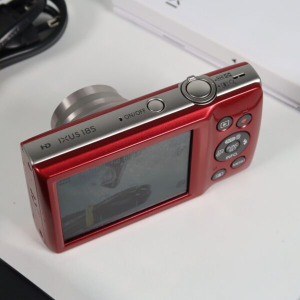 Canon IXUS 185 20.0MP 8x Digital Compact Camera Red Original Packaging - Image 12