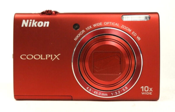 Nikon COOLPIX S6200 – 16.0MP Compact Digital Camera (Red) with 10x Wide Zoom – From Japan - Image 2