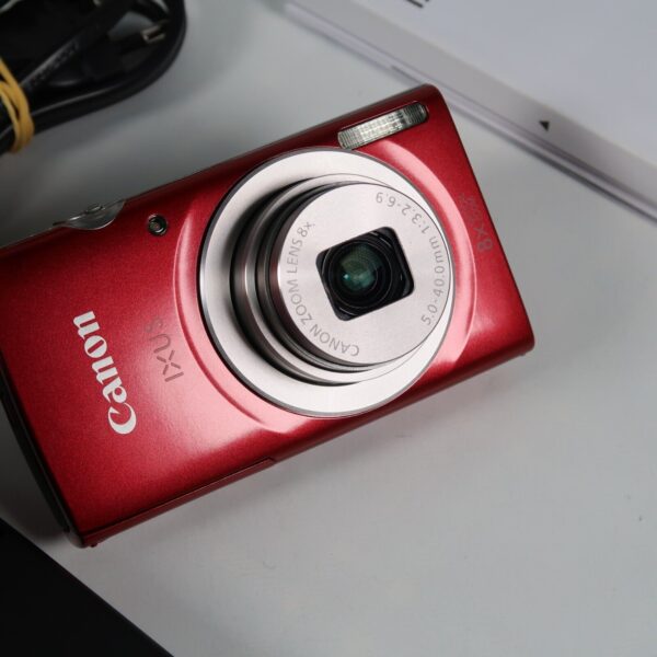 Canon IXUS 185 20.0MP 8x Digital Compact Camera Red Original Packaging - Image 13