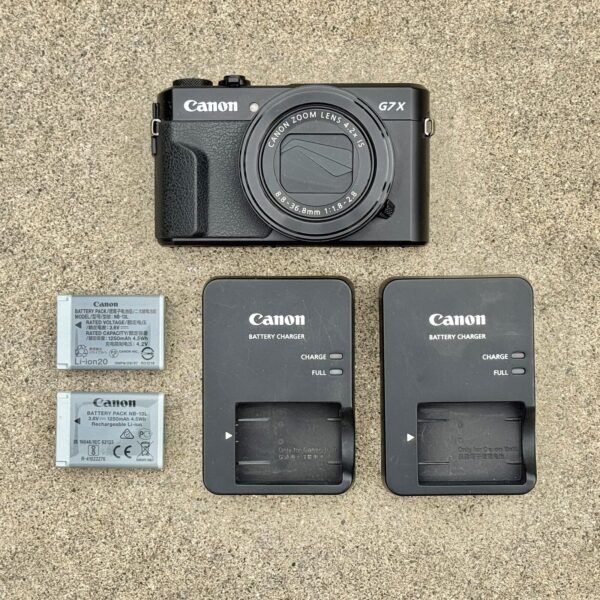 Canon PowerShot G7 X Mark II Camera - Includes 2 Chargers & 2 Batteries