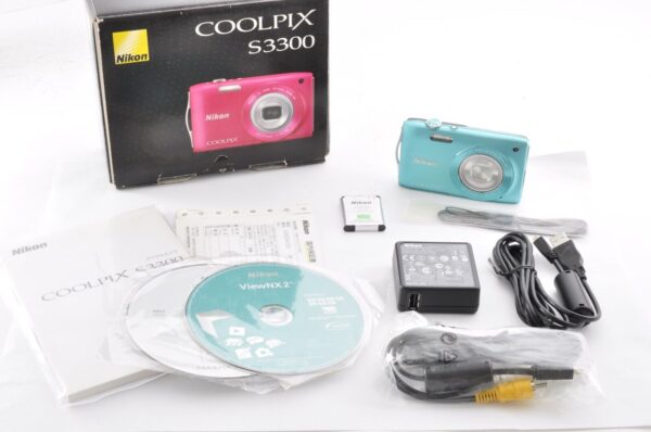 Nikon Coolpix S3300 Mint Green – Near Mint, UNUSED! - Image 21