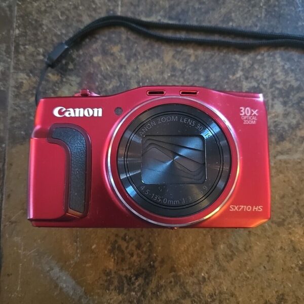 Canon PowerShot SX710 HS Red Digital Camera - Image 3