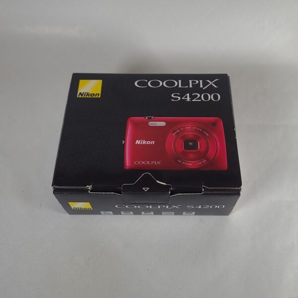 Nikon Coolpix S4200 16MP 6x Digital Camera Red Original Packaging - Excellent - Image 20