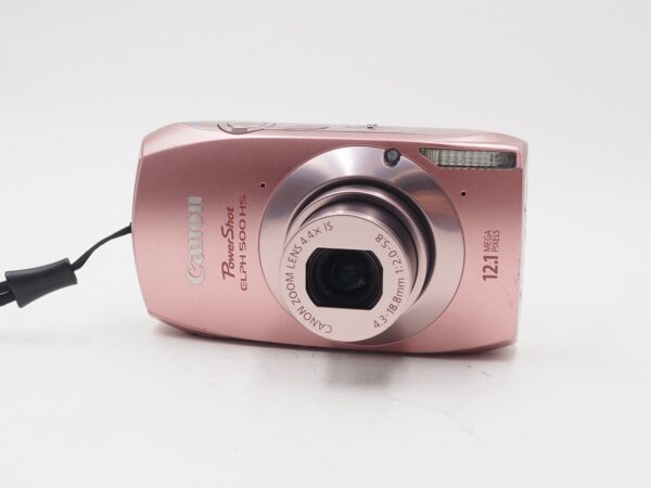 Canon PowerShot ELPH 500 HS Digital Camera – Pink | Great Condition