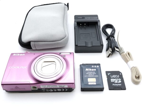 Nikon COOLPIX S6100 – 16.0MP Compact Digital Camera (Pink) with 7x Zoom – From Japan - Image 2