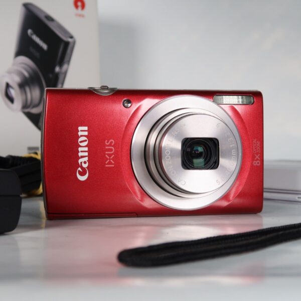 Canon IXUS 185 20.0MP 8x Digital Compact Camera Red Original Packaging