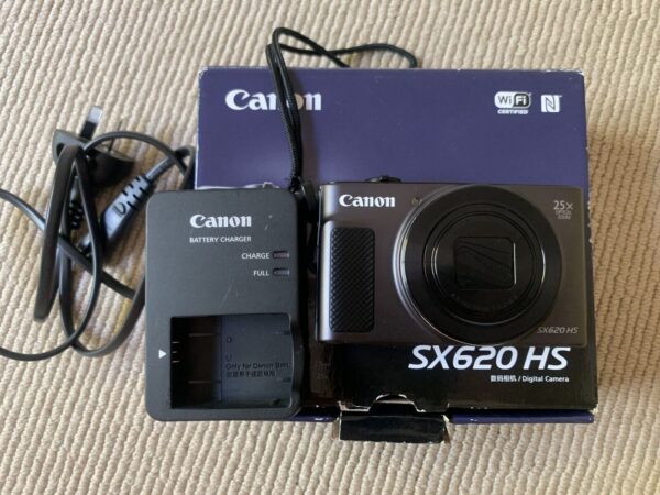 Canon PowerShot SX620 HS – Black | Compact Digital Camera | Great Condition