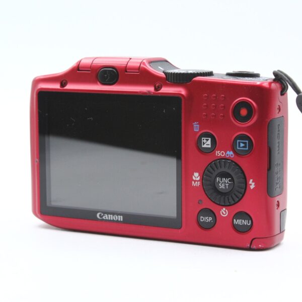 Canon PowerShot SX160 IS 16MP 16x Digital Camera Red - Image 2