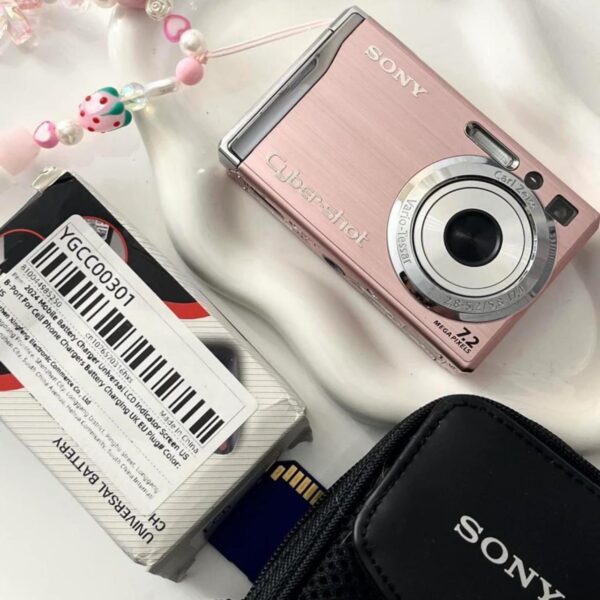 Pre-Owned Sony cybershot DSC-W80 pink - Image 3