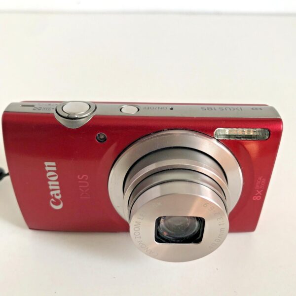 Canon IXUS 185 20.0MP 8x Digital Compact Camera Red - Image 8